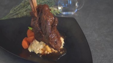 lezzetli baharatlı Malezya çanak yakın çekim görüntüleri 