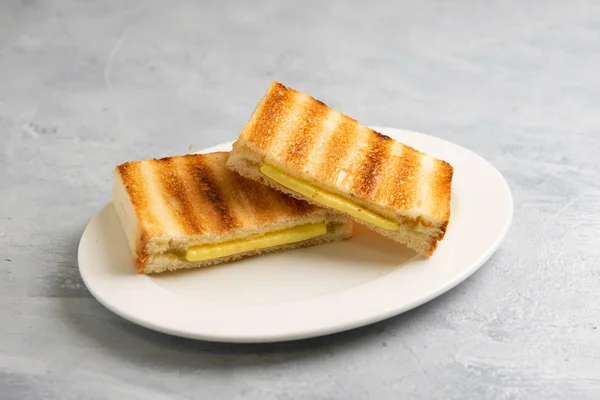 バターとカヤトーストのクローズアップショット マレーシアスタイル — ストック写真