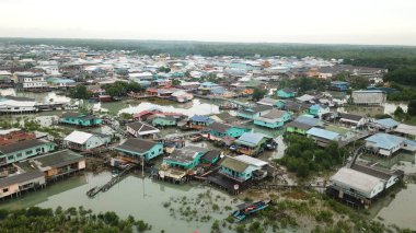 malezya de pulau ketam doğal hava görünümü