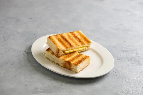 バターで焼いたアジア風のトーストのクローズアップショット — ストック写真