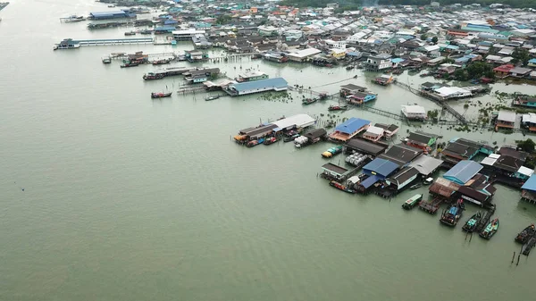 Malowniczy Widok Lotu Ptaka Pulau Ketam Malezji — Zdjęcie stockowe