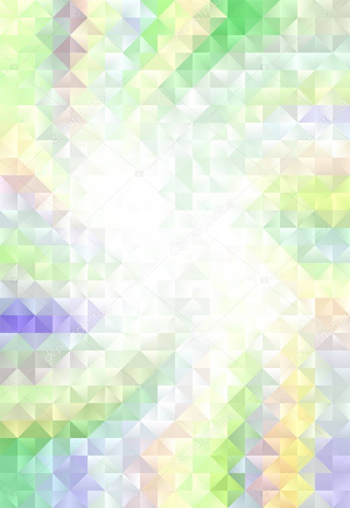 Spiral colors triangle texture vector background