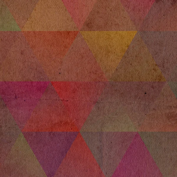 Driehoeken Kristal Textuur Oud Papier Textuur Achtergrond Template — Stockfoto