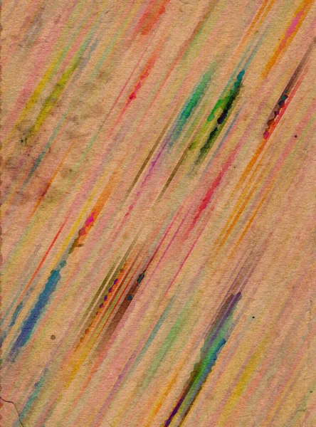 Color Stripes Old Paper Texture Background — Stock Photo, Image