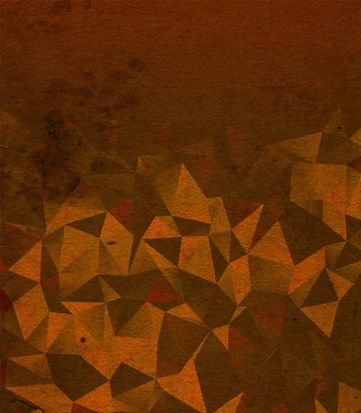 Rostige Dreiecke Aus Altem Papier — Stockfoto