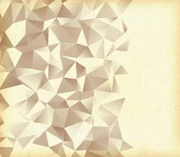 Šedé Trojúhelníky Ohraničení Texturované Starý Papír Pozadí — Stock fotografie