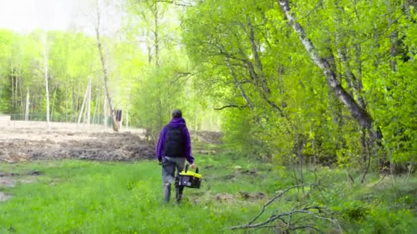 Az ökológus lesz az a hely, a kutatás. — Stock videók