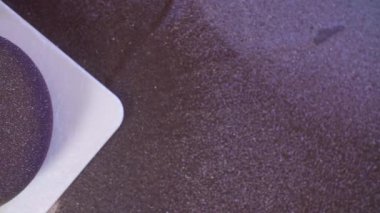 Yemek kek siyah kadife kaplama