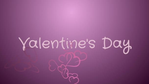 Animation Saint Valentin, carte de voeux 