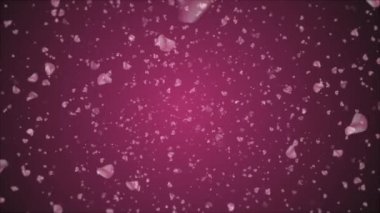 Animasyon kalpler, metin, tebrik kartı