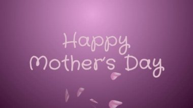 Animasyon mutlu anneler günü, tebrik kartı