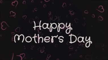 Animasyon mutlu anneler günü, tebrik kartı