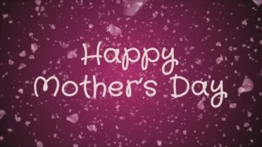 Animasyon mutlu anneler günü, tebrik kartı