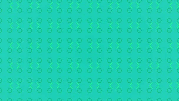 Animatie achtergrond met Hexagon en lijnen — Stockvideo