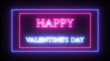 Animasyon neon işareti 