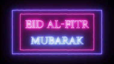 Animasyon neon işareti 