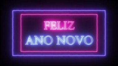 Animasyon neon işareti 