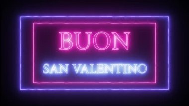 Animasyon neon işareti 