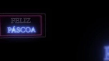 Animasyon neon işareti 