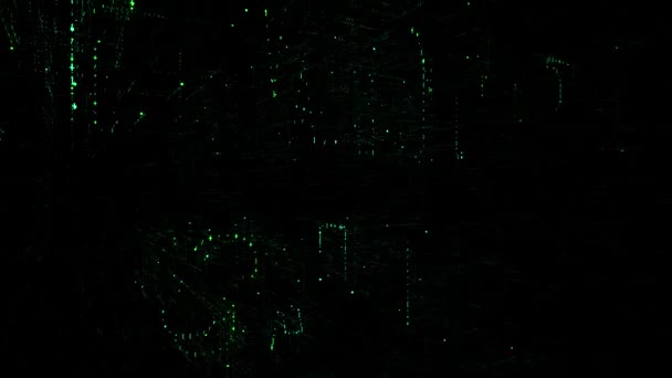 「ビッグウィンターセール」テキストを含む3Dアニメーションデータデジタルコード — ストック動画