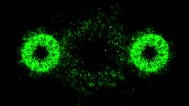 Onde de choc provoquée par plusieurs explosions dans l'espace 