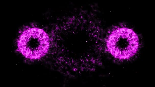 Onde de choc provoquée par plusieurs explosions dans l'espace 