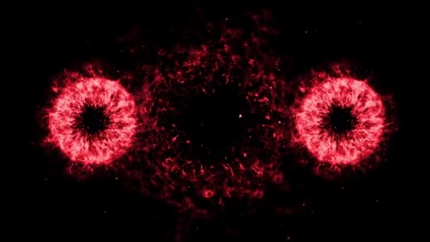 Onde de choc provoquée par plusieurs explosions dans l'espace 