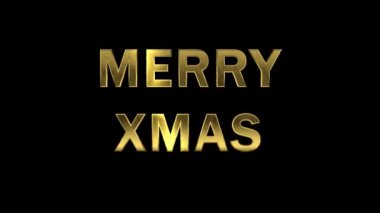 Altın harflerle toplayan parçacıklar - Neşeli Xmas