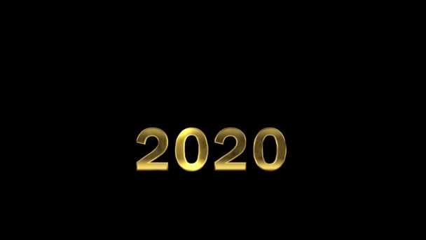 Altın sayıda toplayan parçacıklar - 2020 — Stok video
