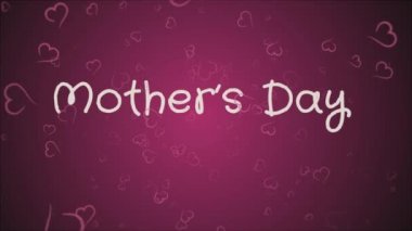 Animasyon anneler günü, tebrik kartı
