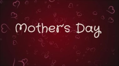 Animasyon anneler günü, tebrik kartı