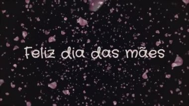 Animasyon Feliz dia das maes, mutlu anneler günü Portekizce Dil, tebrik kartı