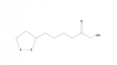 Animasyon - N vitamini veya lipoik asit yapısal formülü