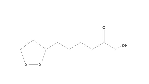动画 - 维生素N或硫辛酸的结构配方 — 图库视频影像