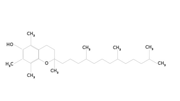 Estrutura molecular animada da vitamina E — Vídeo de Stock