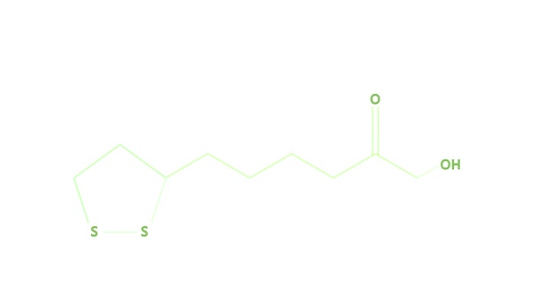 Animación - fórmula estructural de vitamina N o ácido lipoico — Vídeos de Stock