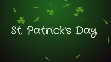 Saint Patricks Günü - bir tebrik kartı, dilek