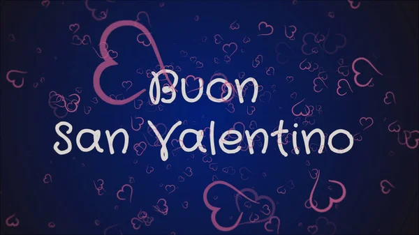 Buon San Valentino, Happy Valentines day in italian language, greeting card