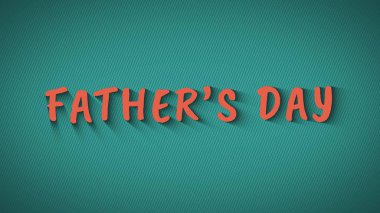 Mavi arka plan Babalar Günü gölgeler ile Metin 