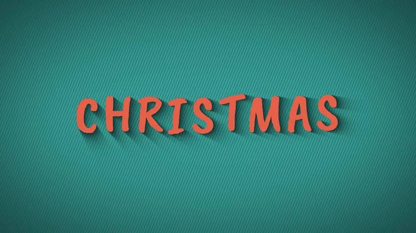 Text with shadows on blue background Christmas — Stock Photo, Image