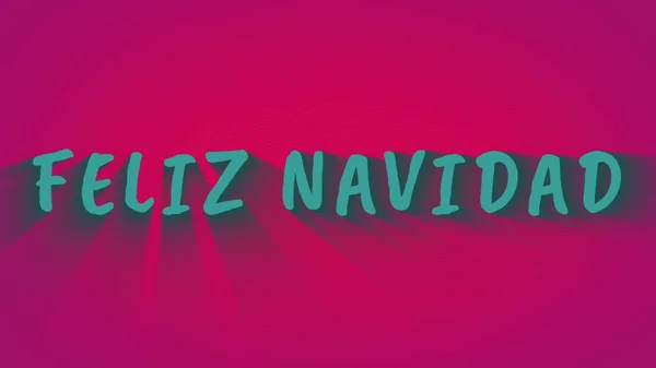 Текст с тенями "Feliz Navidad " — стоковое фото