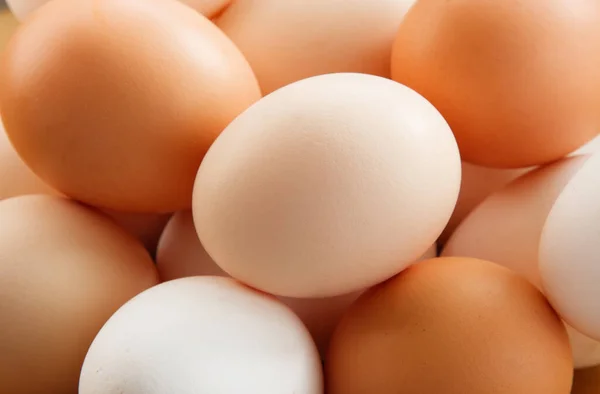 Bowl Full Fresh Eggs — Stock Photo, Image