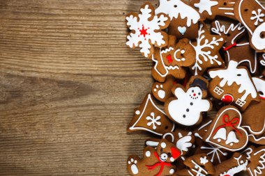 Ev yapımı Noel kurabiyeleri - zencefilli ekmek