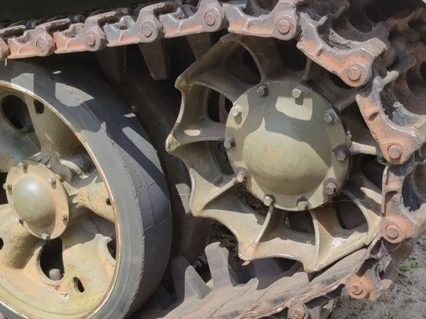 Деталь Тяжелого Танкового Пути Ссср — стоковое фото