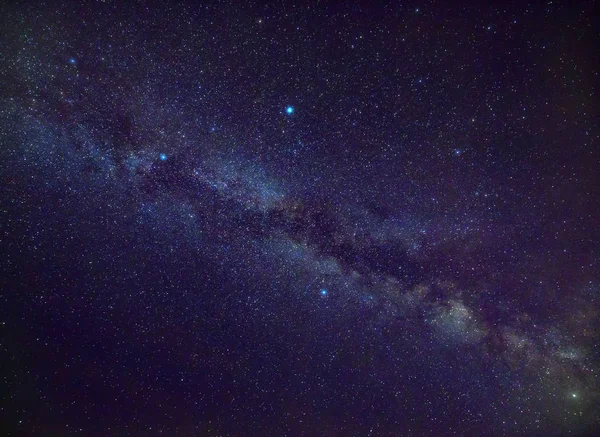 Galaxia Noastră Calea Lactee Văzută Emisfera Nordică Timpul Verii — Fotografie, imagine de stoc