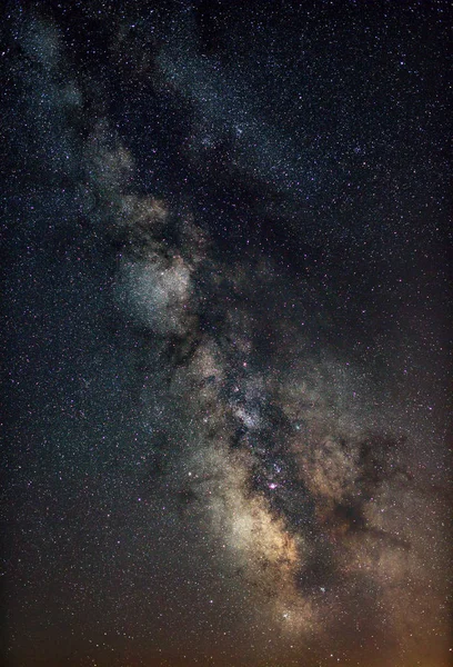 Галактика Млечный Путь Видимая Часть Северного Полушария — стоковое фото
