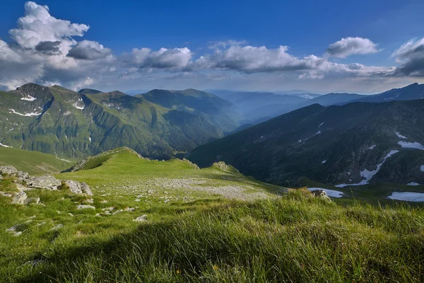 Vue Observation Des Hautes Montagnes Rocheuses Été — Photo