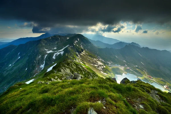 Paesaggio Con Alte Montagne Rocciose Estate — Foto Stock