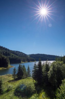 Vidra Baraj Gölü Parang Dağları, Romanya ile manzara