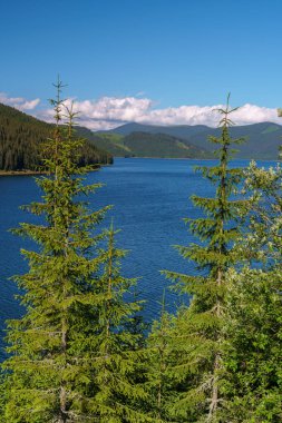 Vidra Baraj Gölü Parang Dağları, Romanya ile manzara